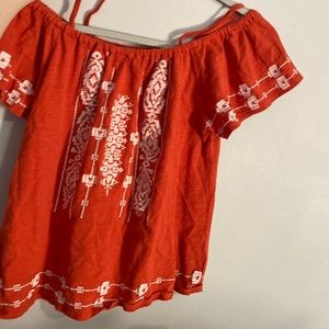 Burnt orange size small shirt